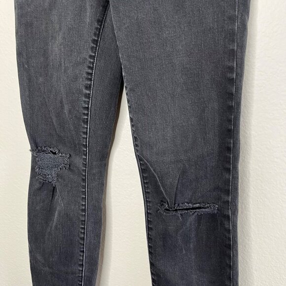 Madewell Womens Black Denim 9" High-Riser Skinny Skinny Jeans Size 26 - Picture 7 of 12